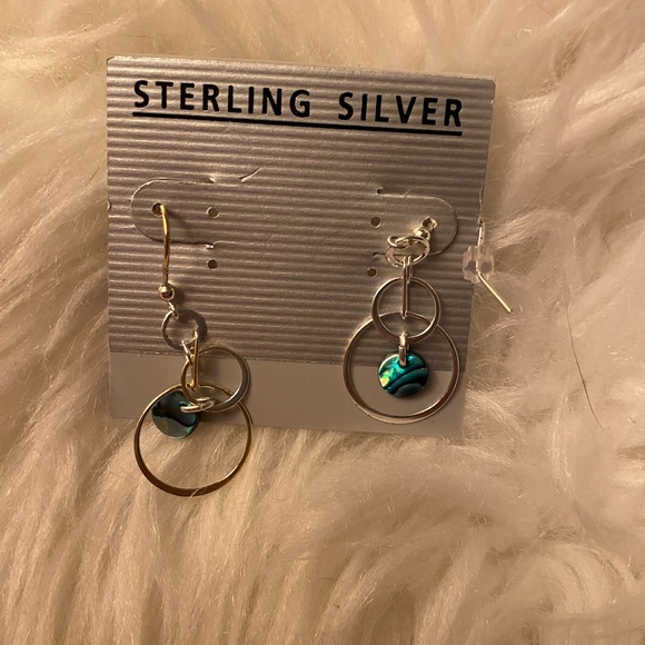 Sterling Earrings Silver - Picture 1 of 1